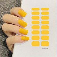 Classic Retro Nail Stickers Full Nail Wraps Women Girls Nail Art