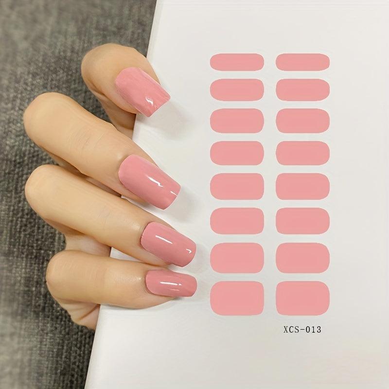 Classic Retro Nail Stickers Full Nail Wraps Women Girls Nail Art