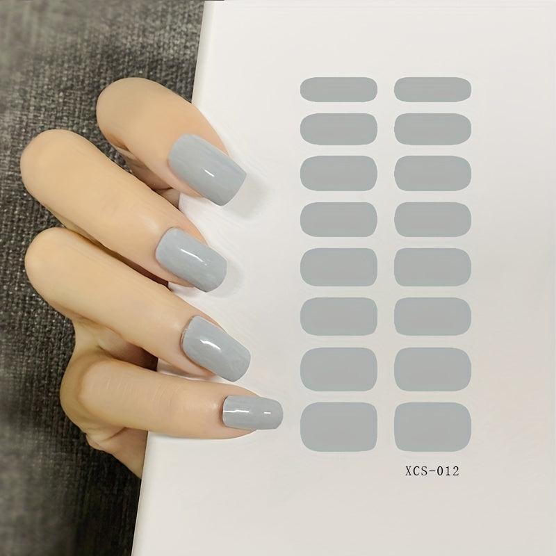Classic Retro Nail Stickers Full Nail Wraps Women Girls Nail Art