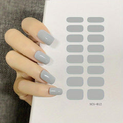 Classic Retro Nail Stickers Full Nail Wraps Women Girls Nail Art