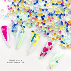 Luminous Nail Art Rhinestones 1500 Pcs