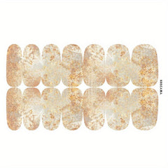Marble Self-Adhesive Nail Polish Stickers - Manicure Decoration Kit