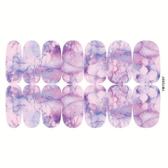 Marble Self-Adhesive Nail Polish Stickers - Manicure Decoration Kit