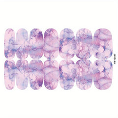 Marble Self-Adhesive Nail Polish Stickers - Manicure Decoration Kit
