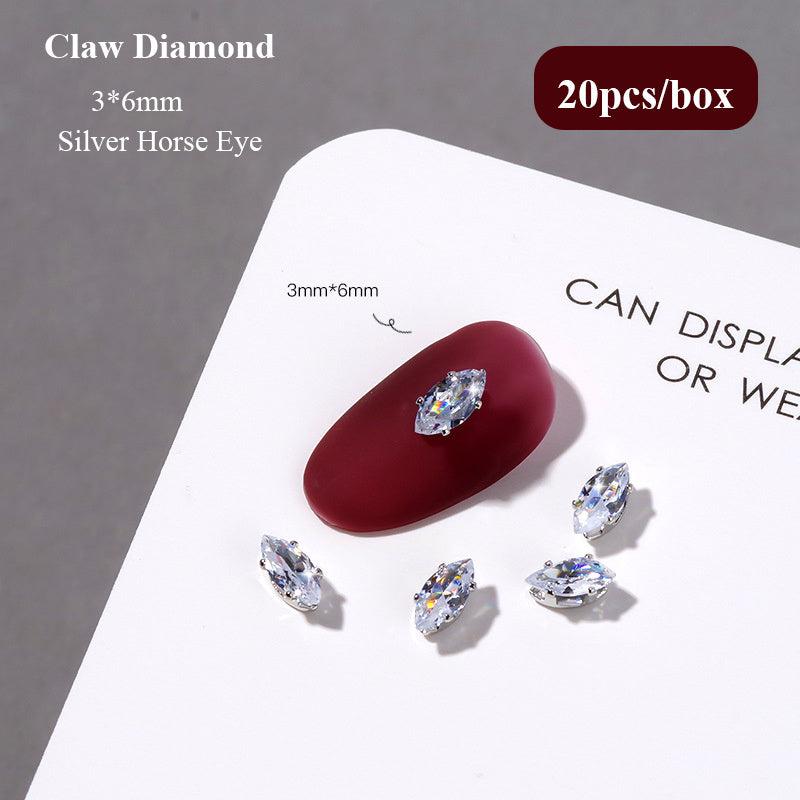 Diamond Nail Art Decorations for Nail Tips