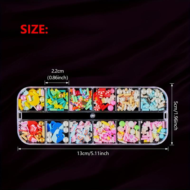 3D Halloween Slice Nail Stickers Christmas Nail Decals