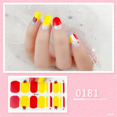 Cartoon Christmas Nail Stickers Waterproof