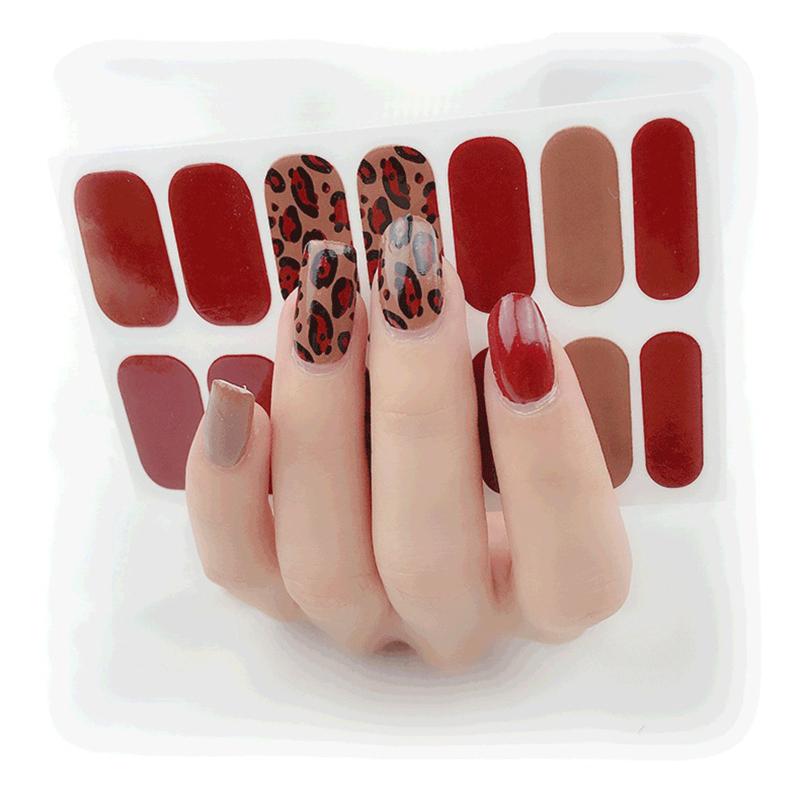 Cartoon Christmas Nail Stickers Waterproof
