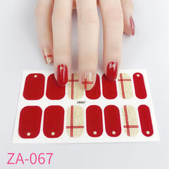 Cartoon Christmas Nail Stickers Waterproof