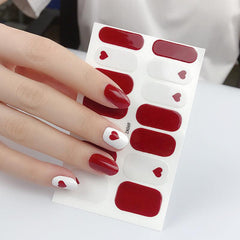 Cartoon Christmas Nail Stickers Waterproof