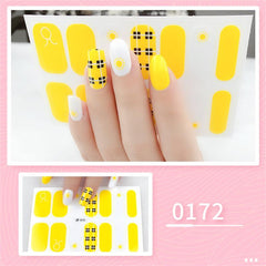 Cartoon Christmas Nail Stickers Waterproof