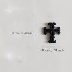 Cross Nail Art Charms Vintage Punk Nail Art Accessories DIY Salon