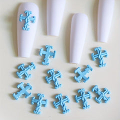 Cross Nail Art Charms Vintage Punk Nail Art Accessories DIY Salon