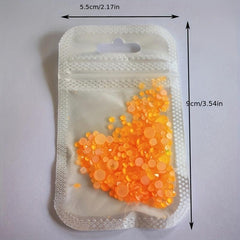 400pcs Luminous Crystal Nail Art Rhinestones Flat Back For DIY