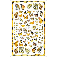 Floral Nail Art Stickers Decals Self-adhesive DIY Manicure Decoration