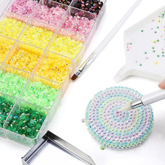 Jelly Rhinestone Kit Mixed Sizes Resin Decoration Craft 3mm 4mm 5mm Crystals
