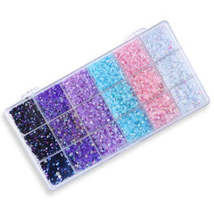 Jelly Rhinestone Kit Mixed Sizes Resin Decoration Craft 3mm 4mm 5mm Crystals