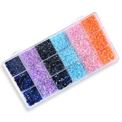 Jelly Rhinestone Kit Mixed Sizes Resin Decoration Craft 3mm 4mm 5mm Crystals