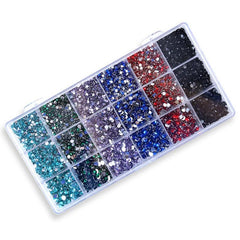 Jelly Rhinestone Kit Mixed Sizes Resin Decoration Craft 3mm 4mm 5mm Crystals
