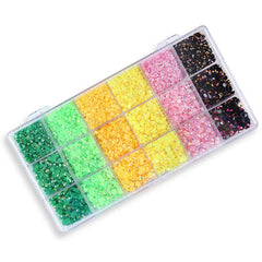 Jelly Rhinestone Kit Mixed Sizes Resin Decoration Craft 3mm 4mm 5mm Crystals