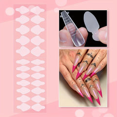 Nail Sticker Silicone Pads Mold For French Nails