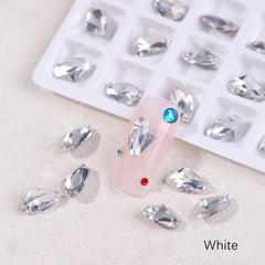 Aurora Glass Crystal Nail Art Rhinestones 10 Pcs