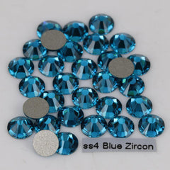 1440pcsm Flat Back Nail Art Rhinestones Crystal Glass Non Hotfix Gems