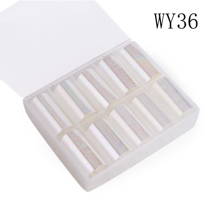 Floral Nail Art Foil Transfer Stickers for Nails