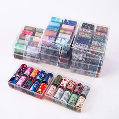 Floral Nail Art Foil Transfer Stickers for Nails