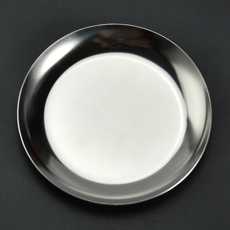 Heart Shaped Jewelry Plate Container Stainless Steel Trinket Storage Box Tray