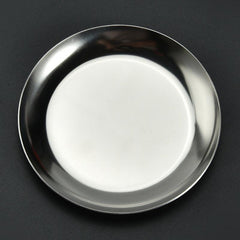 Heart Shaped Jewelry Plate Container Stainless Steel Trinket Storage Box Tray