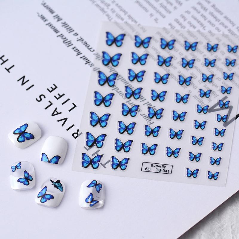 3D Butterfly Nail Sticker Nail Patch Nail Decor Accessory