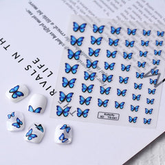 3D Butterfly Nail Sticker Nail Patch Nail Decor Accessory