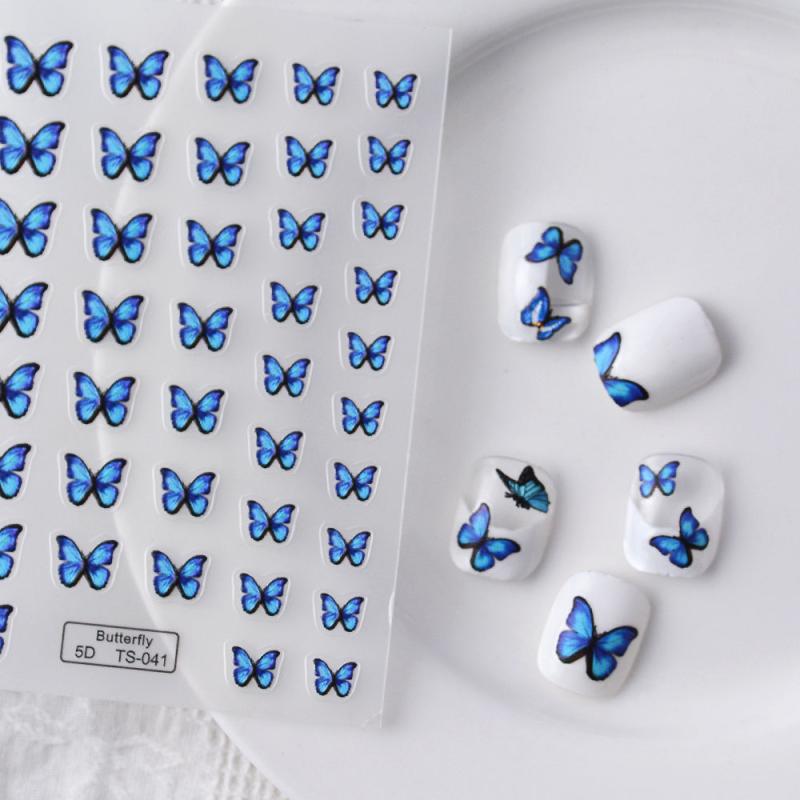3D Butterfly Nail Sticker Nail Patch Nail Decor Accessory