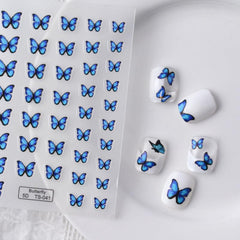 3D Butterfly Nail Sticker Nail Patch Nail Decor Accessory