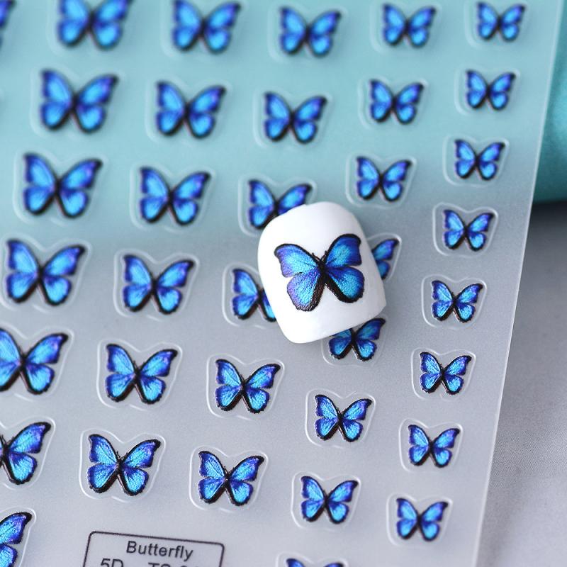 3D Butterfly Nail Sticker Nail Patch Nail Decor Accessory