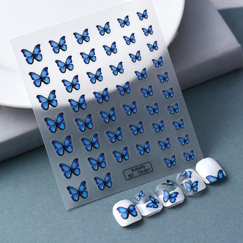 3D Butterfly Nail Sticker Nail Patch Nail Decor Accessory