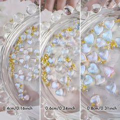 Heart Nail Charms 3D Heart Charms For Nails