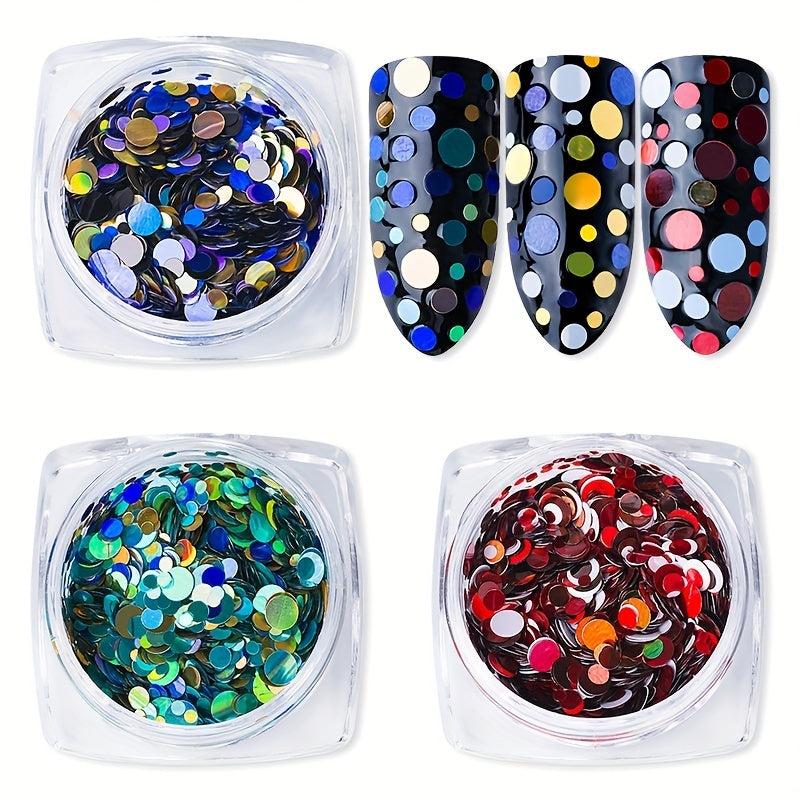 Holographic Star Nail Sequins Glitter Decoration for Nails Makeup