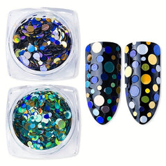Holographic Star Nail Sequins Glitter Decoration for Nails Makeup