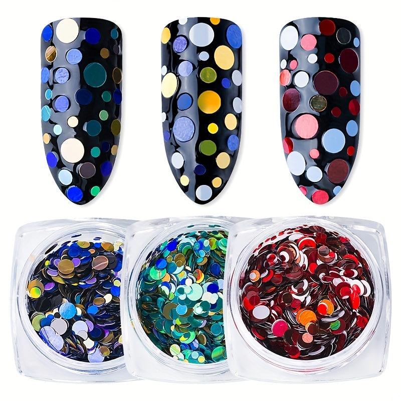 Holographic Star Nail Sequins Glitter Decoration for Nails Makeup