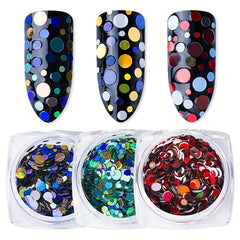 Holographic Star Nail Sequins Glitter Decoration for Nails Makeup