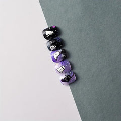 5D Embossed Halloween Nail Art Stickers - Ghost Design - 10 Sheets