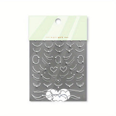Pearl Nail Art Stickers Self Adhesive for DIY Nail Art