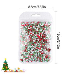 Christmas Nail Art Sequins 3D Holographic Designs