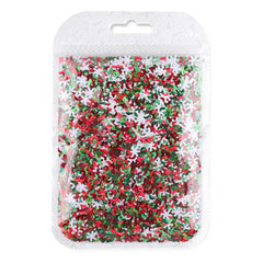 Christmas Nail Art Sequins 3D Holographic Designs