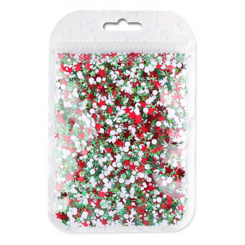 Christmas Nail Art Sequins 3D Holographic Designs