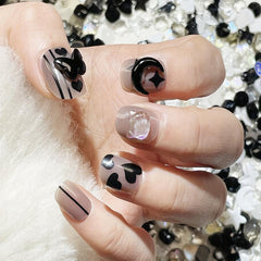 3D Acrylic Butterfly Moon Heart Star Nail Charms