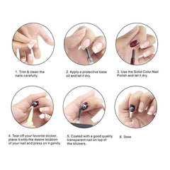 12pcs Unicorn Nail Art Stickers for DIY or Nail Salons