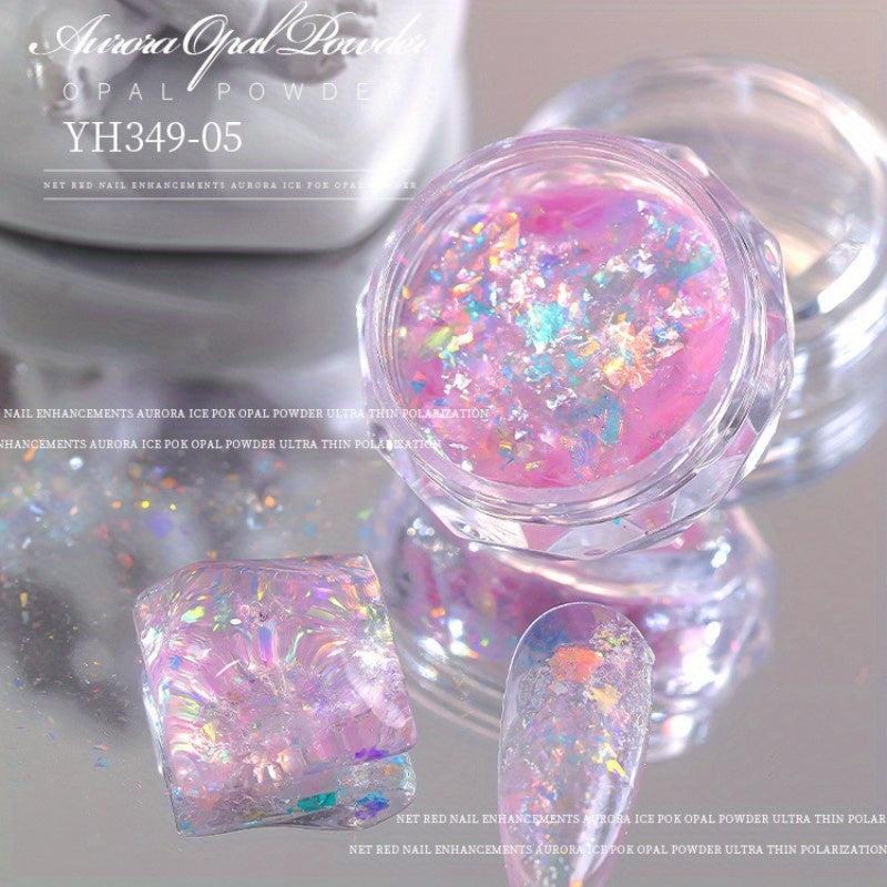 Aurora Nail Glitter Sequins for DIY Nail Decoration